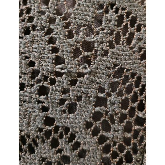 Women's Dark Teal Navy Blue Sleeveless Dress Lace Overlay, Size 8, New With Tags - Picture 9 of 9